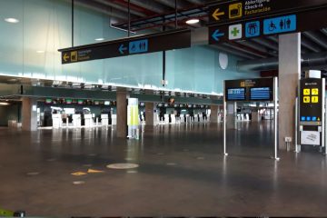 Empty airport