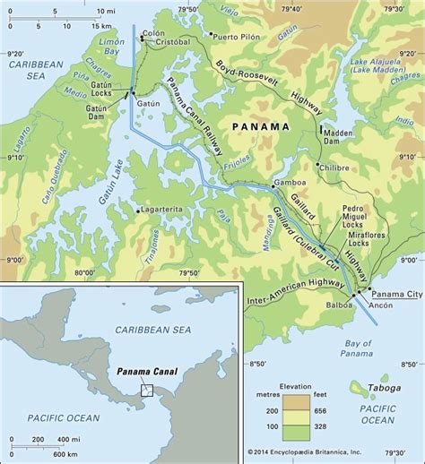 Route of the Panama Canal